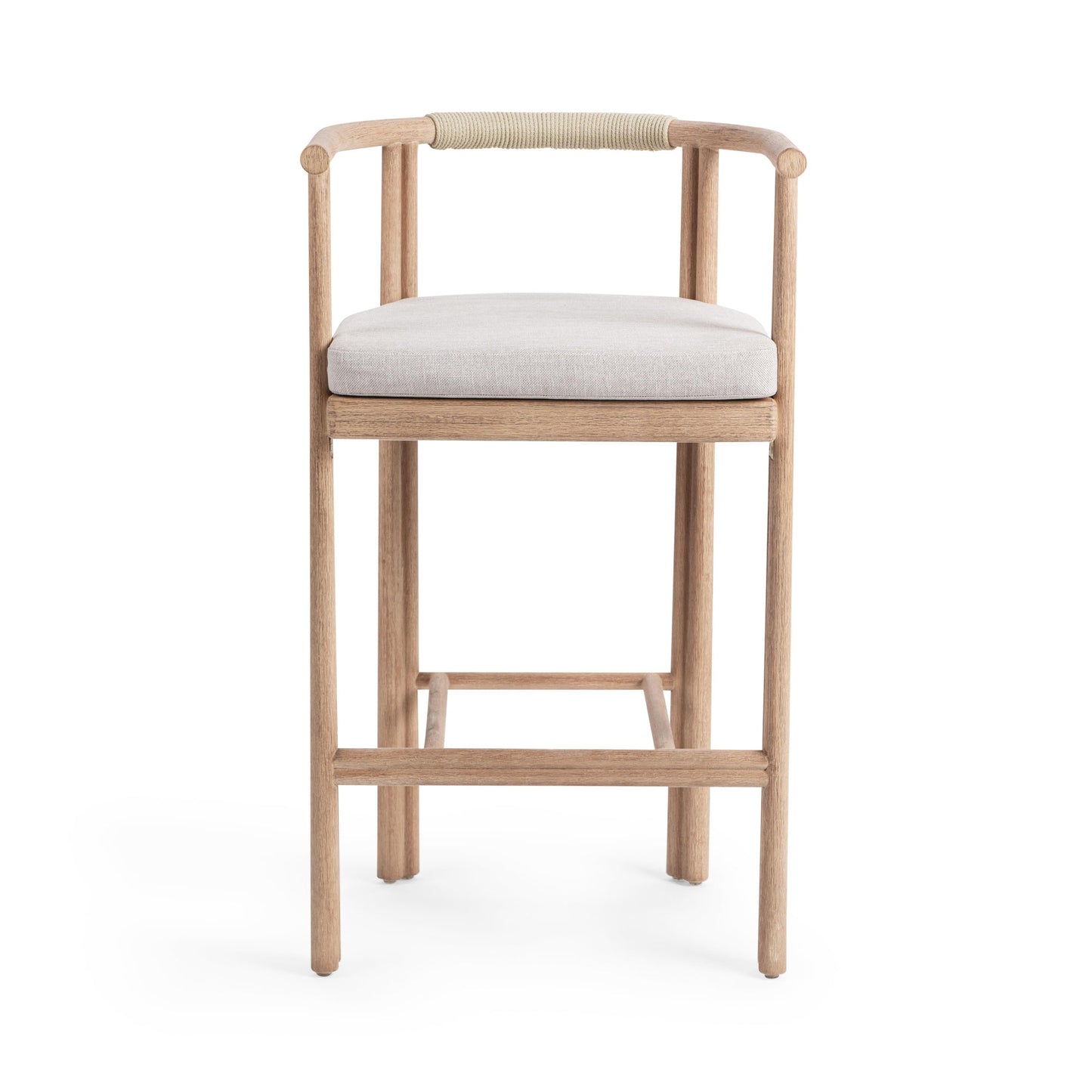 Butterscotch Eucalyptus Wood Outdoor Accent Chair Oliver Outdoor Barstool Collection