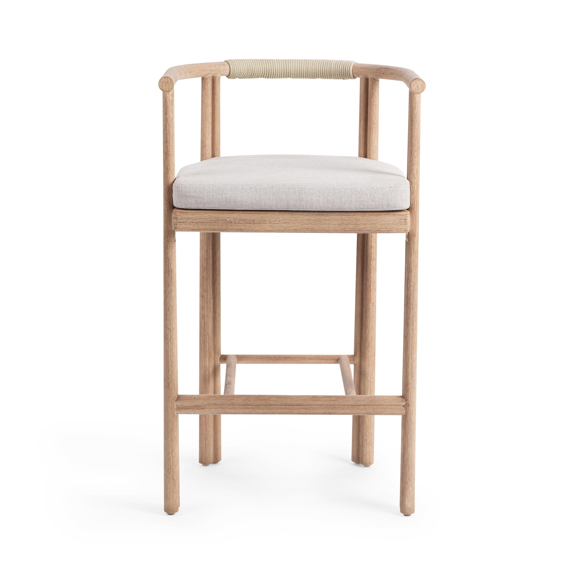 Butterscotch Eucalyptus Wood Outdoor Accent Chair Oliver Outdoor Barstool Collection