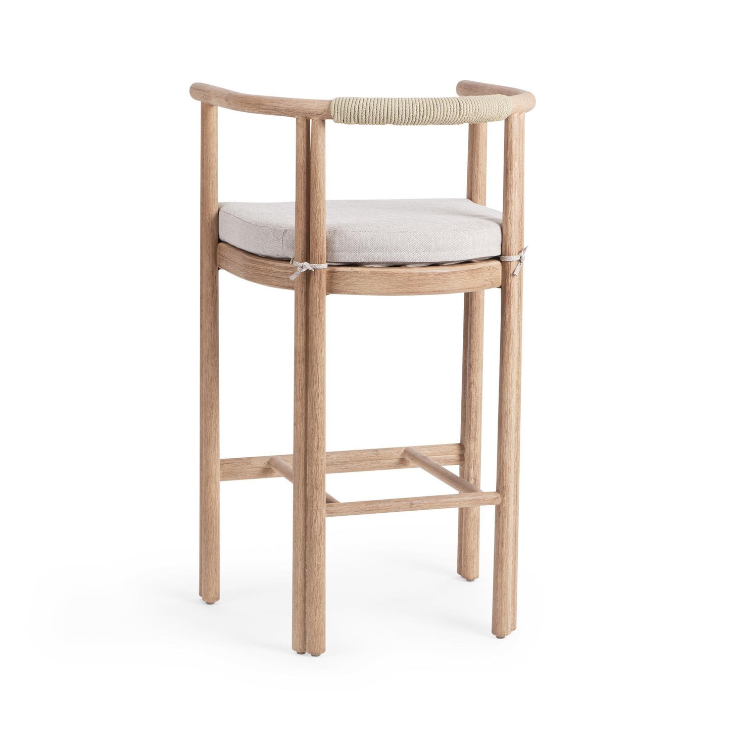 Butterscotch Eucalyptus Wood Outdoor Accent Chair Oliver Outdoor Barstool Collection