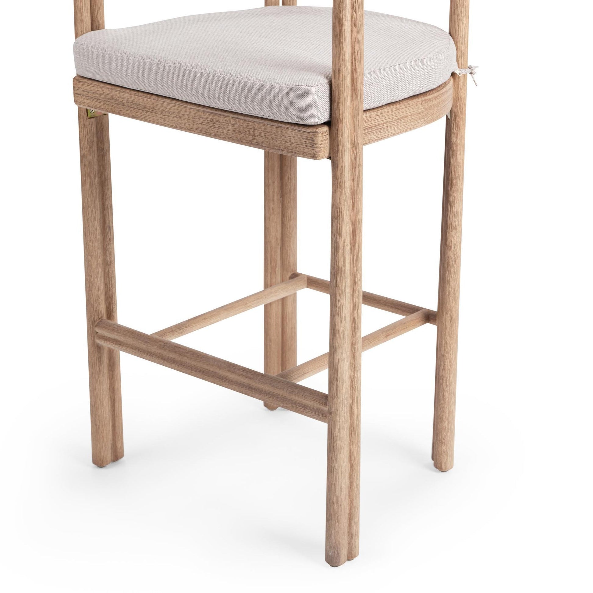 Butterscotch Eucalyptus Wood Outdoor Accent Chair Oliver Outdoor Barstool Collection