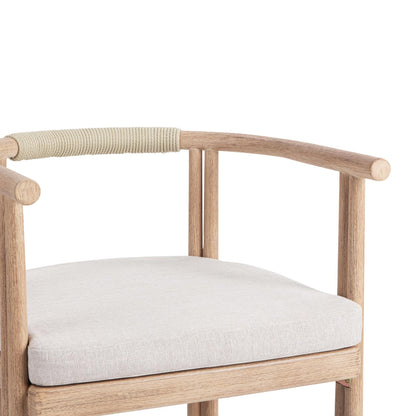 Butterscotch Eucalyptus Wood Outdoor Accent Chair Oliver Outdoor Barstool Collection