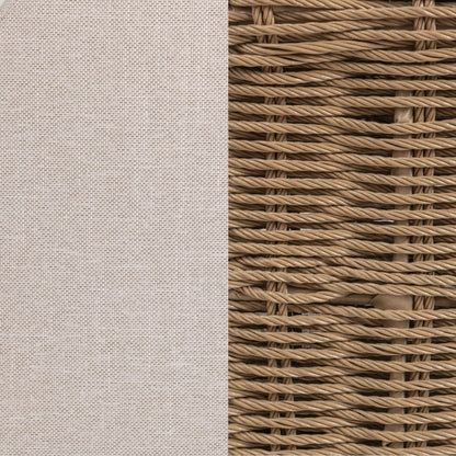 Natural Synthetic Wicker Outdoor Dining Chair Rami Outdoor Dining Chair Collection
