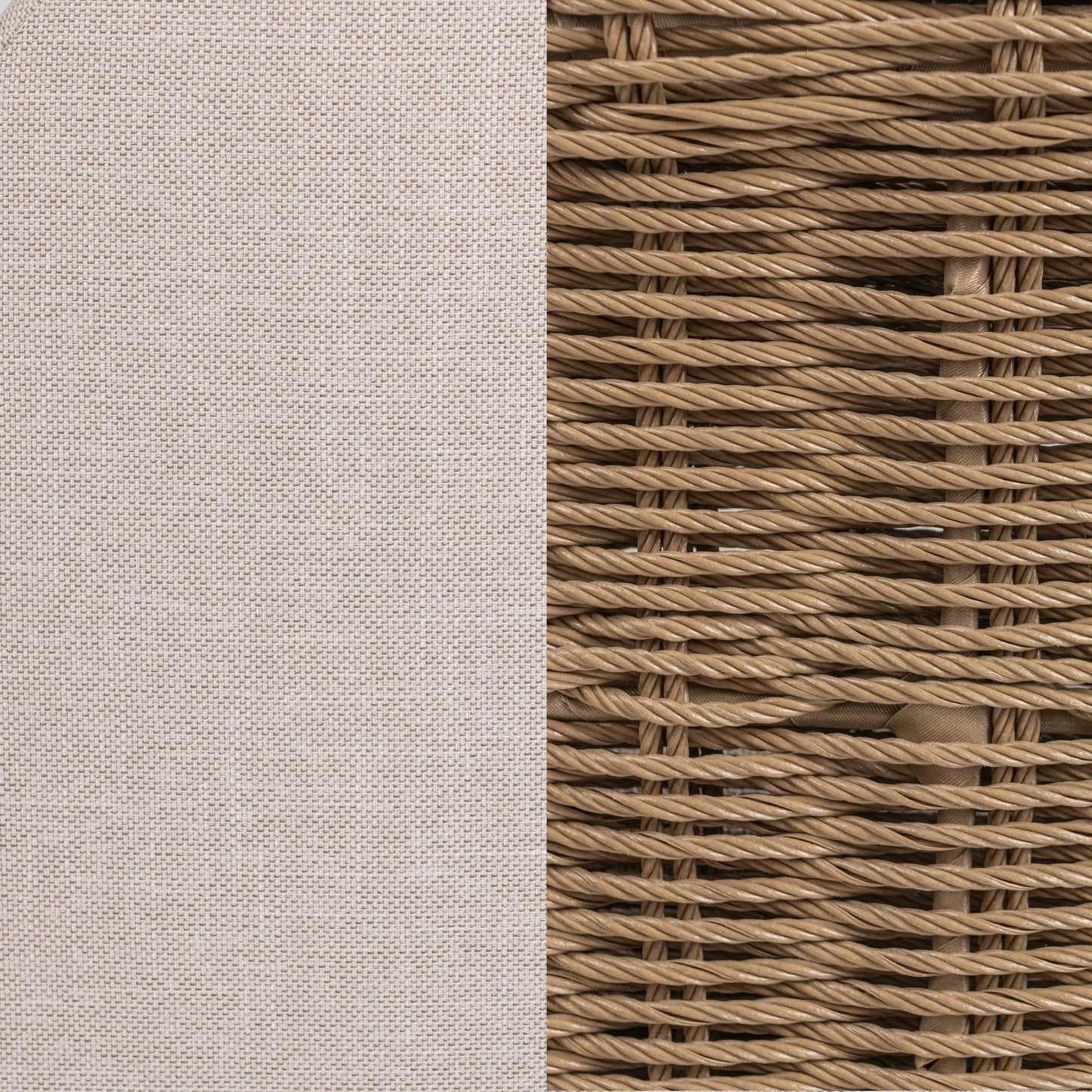 Natural Synthetic Wicker Outdoor Dining Chair Rami Outdoor Dining Chair Collection