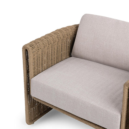 Natural Synthetic Wicker Outdoor Accent Chair Rami Outdoor Accent Chair Collection