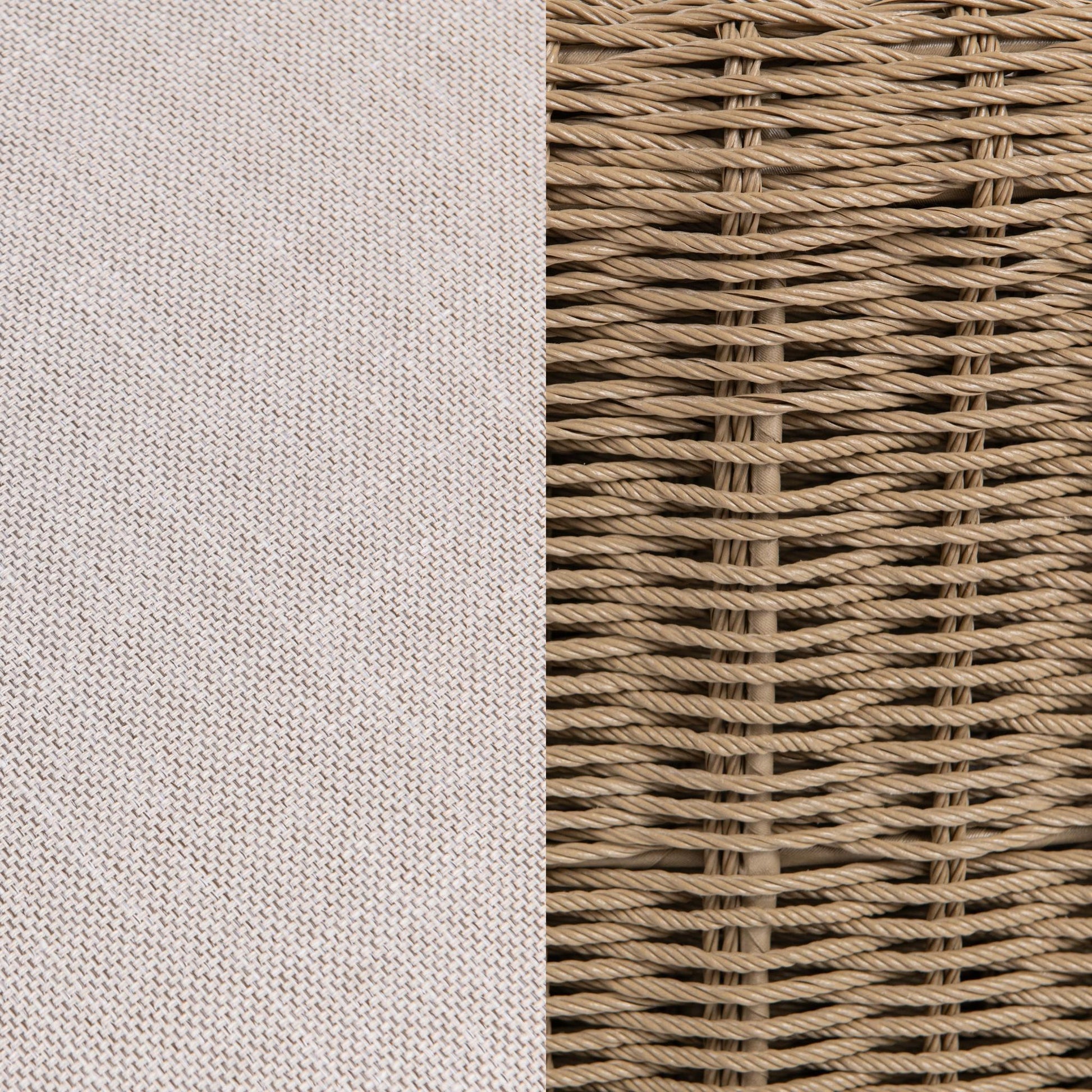 Natural Synthetic Wicker Outdoor Accent Chair Rami Outdoor Accent Chair Collection