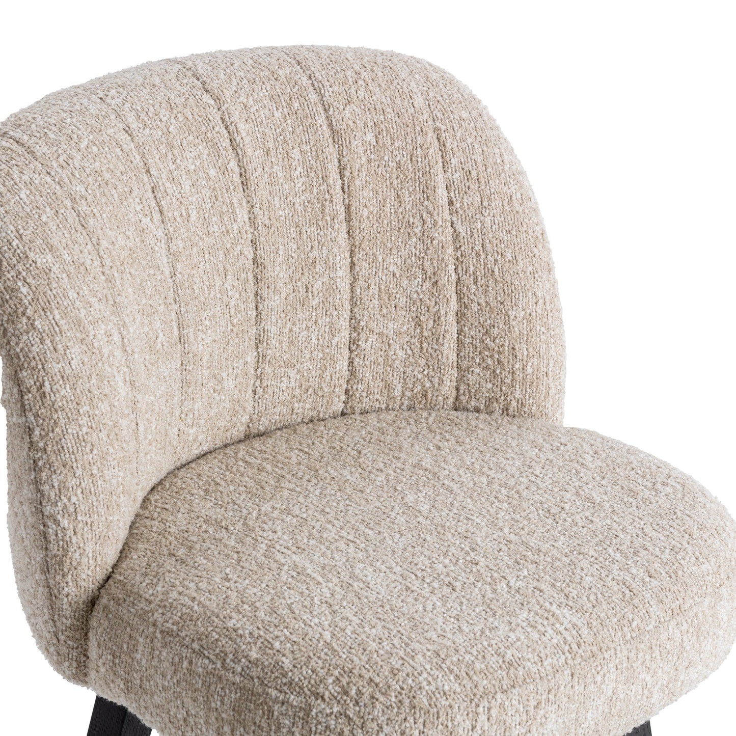 Sandy Cream 100% Polyester Bar & Counter Stool Della Counter Stool Collection