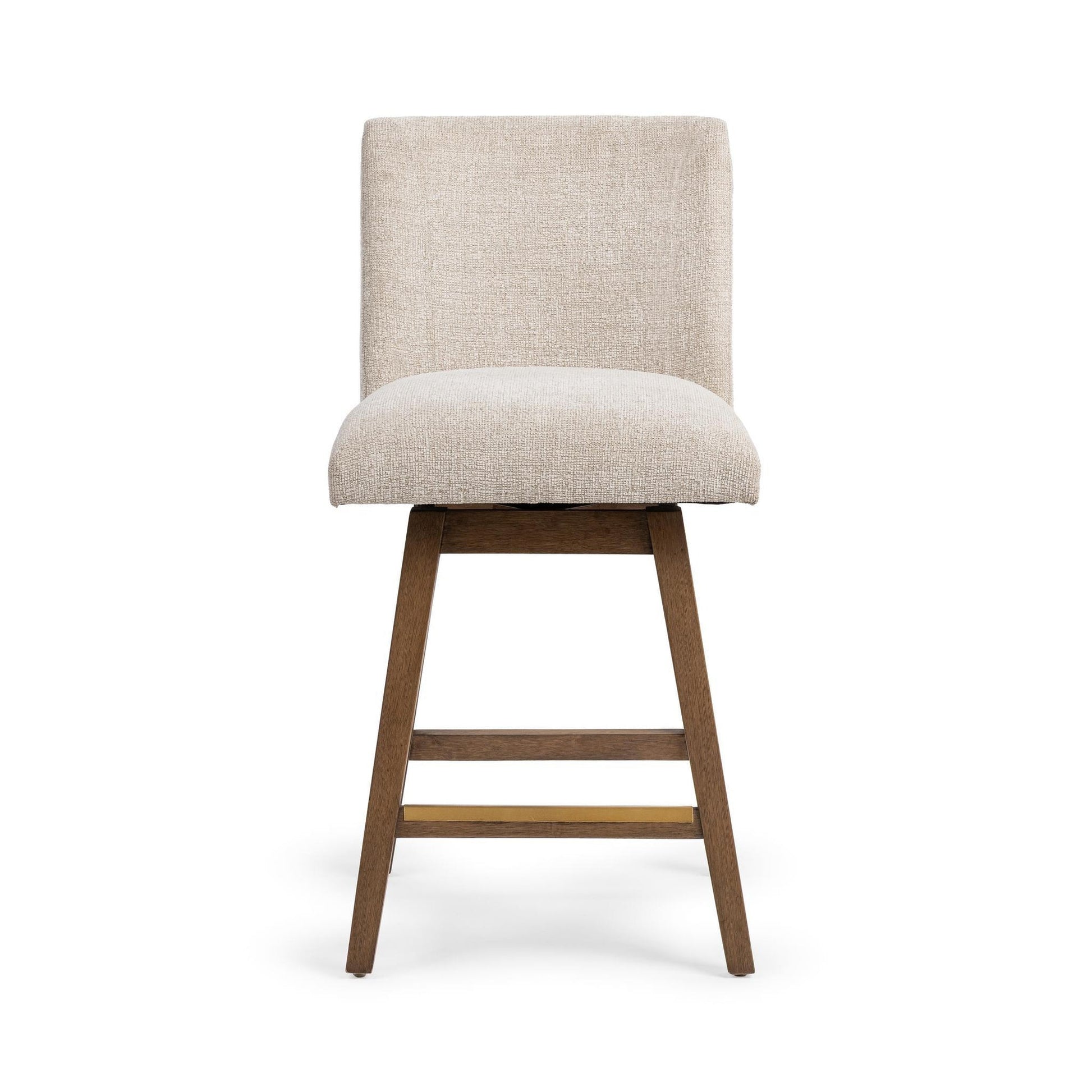 Vanilla Oat 100% Polyester Bar & Counter Stool Ava Swivel Counter Stool Collection