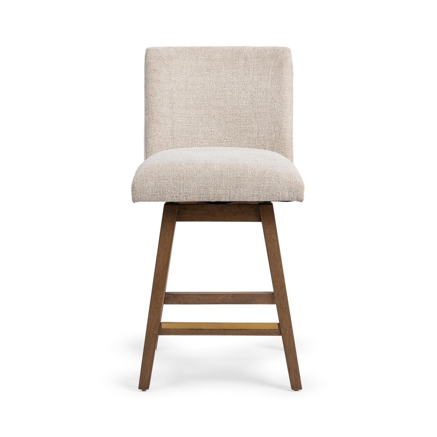 Vanilla Oat 100% Polyester Bar & Counter Stool Ava Swivel Counter Stool Collection