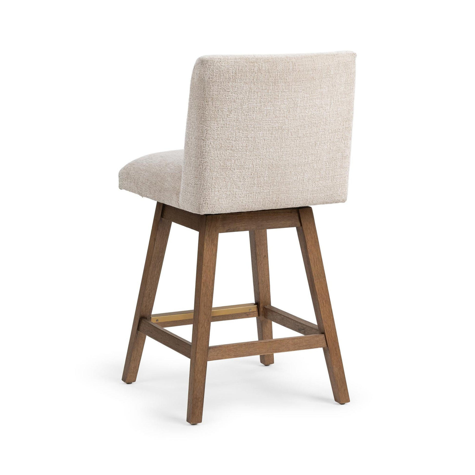 Vanilla Oat 100% Polyester Bar & Counter Stool Ava Swivel Counter Stool Collection