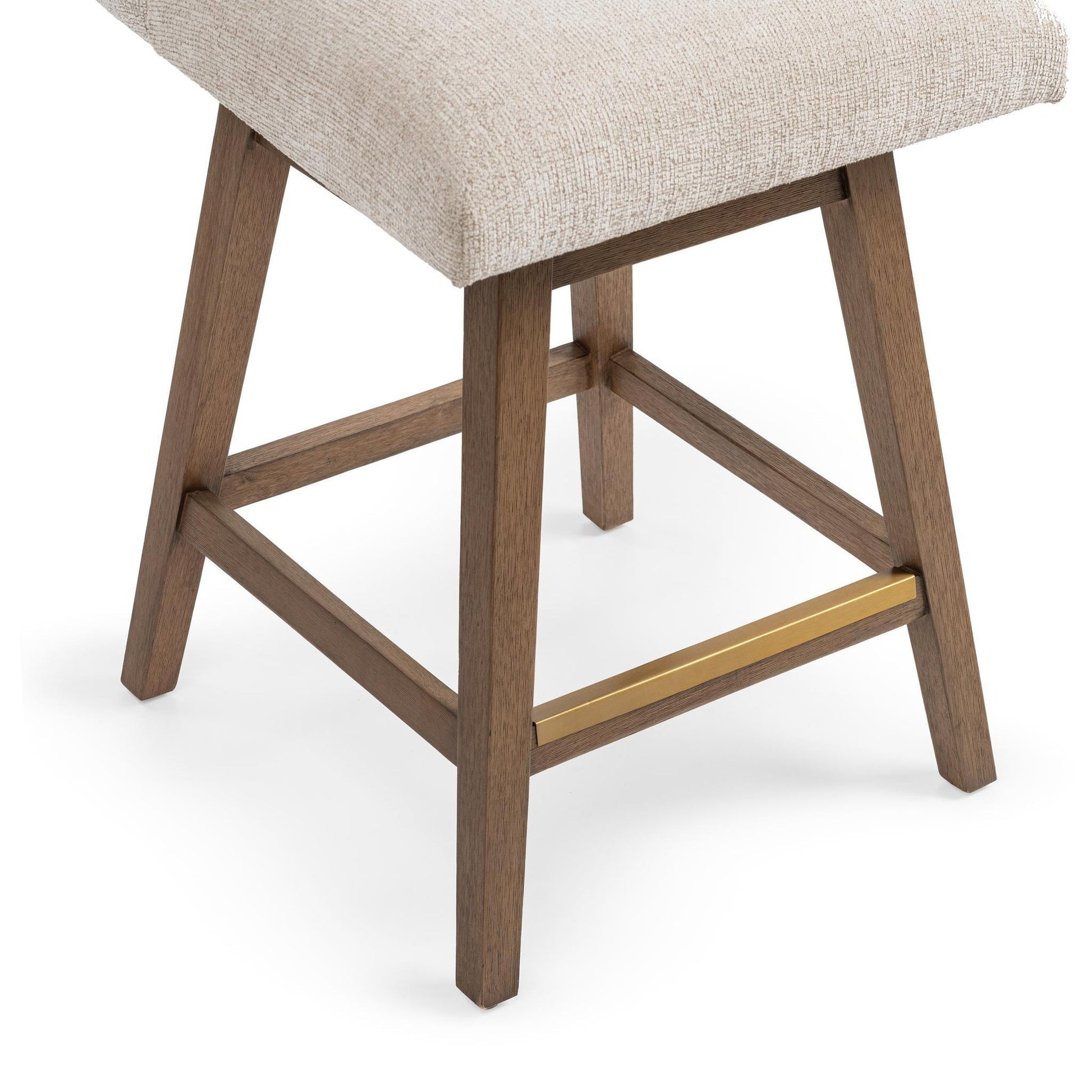 Vanilla Oat 100% Polyester Bar & Counter Stool Ava Swivel Counter Stool Collection