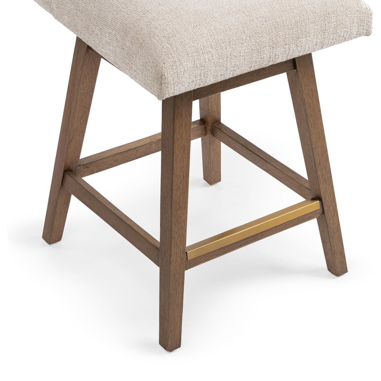 Vanilla Oat 100% Polyester Bar & Counter Stool Ava Swivel Counter Stool Collection