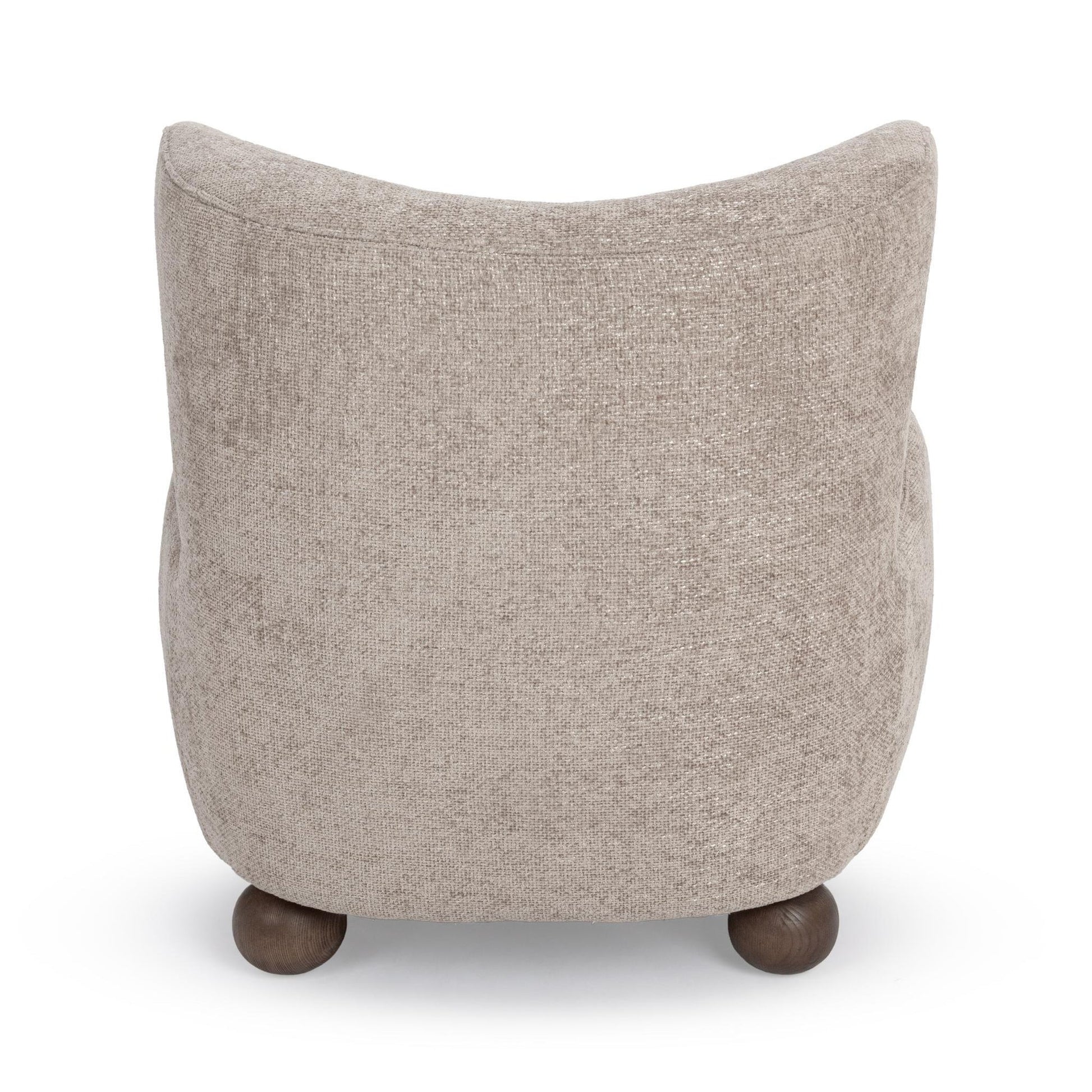 Mushroom Taupe 100% Polyester Accent Chair Penelope Accent Chair Collection