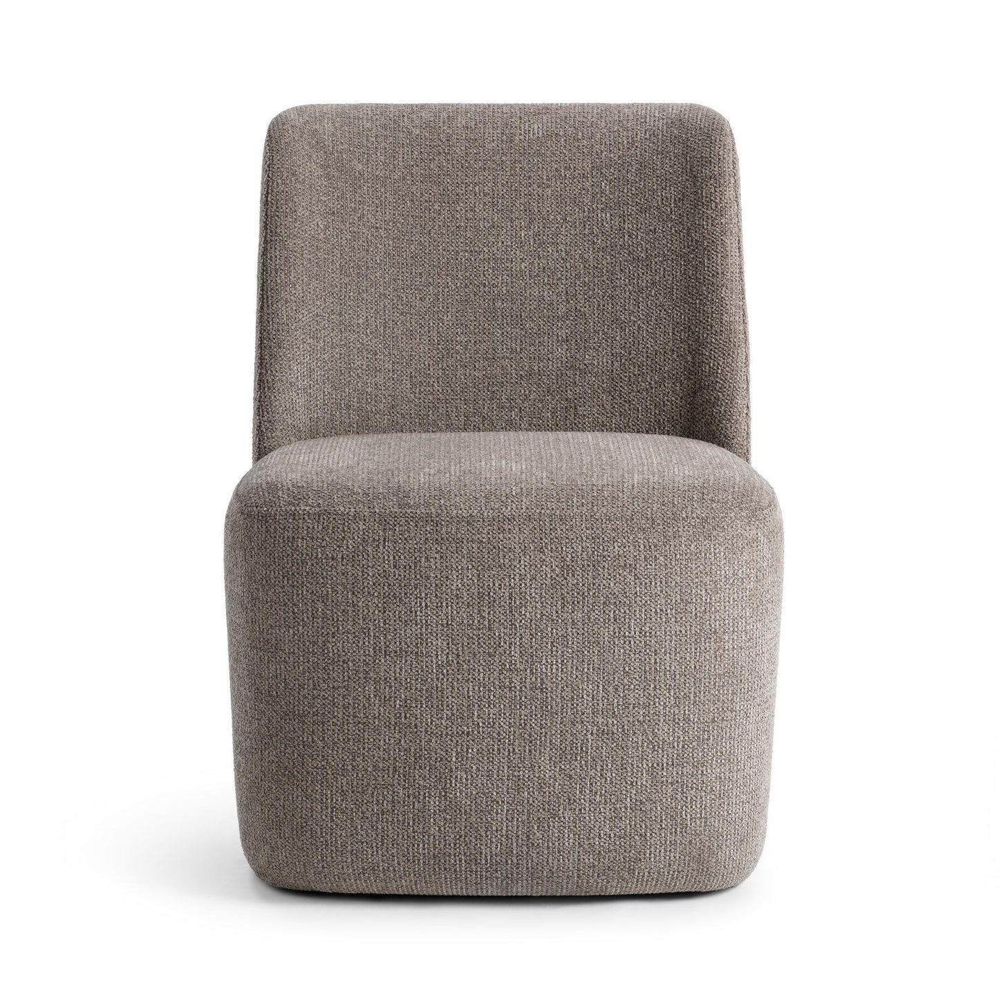Smoke Taupe 100% Polyester Dining Chair Senna Dining Chair Collection