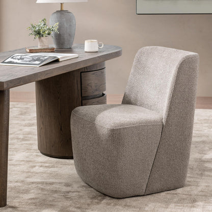 Smoke Taupe 100% Polyester Dining Chair Senna Dining Chair Collection