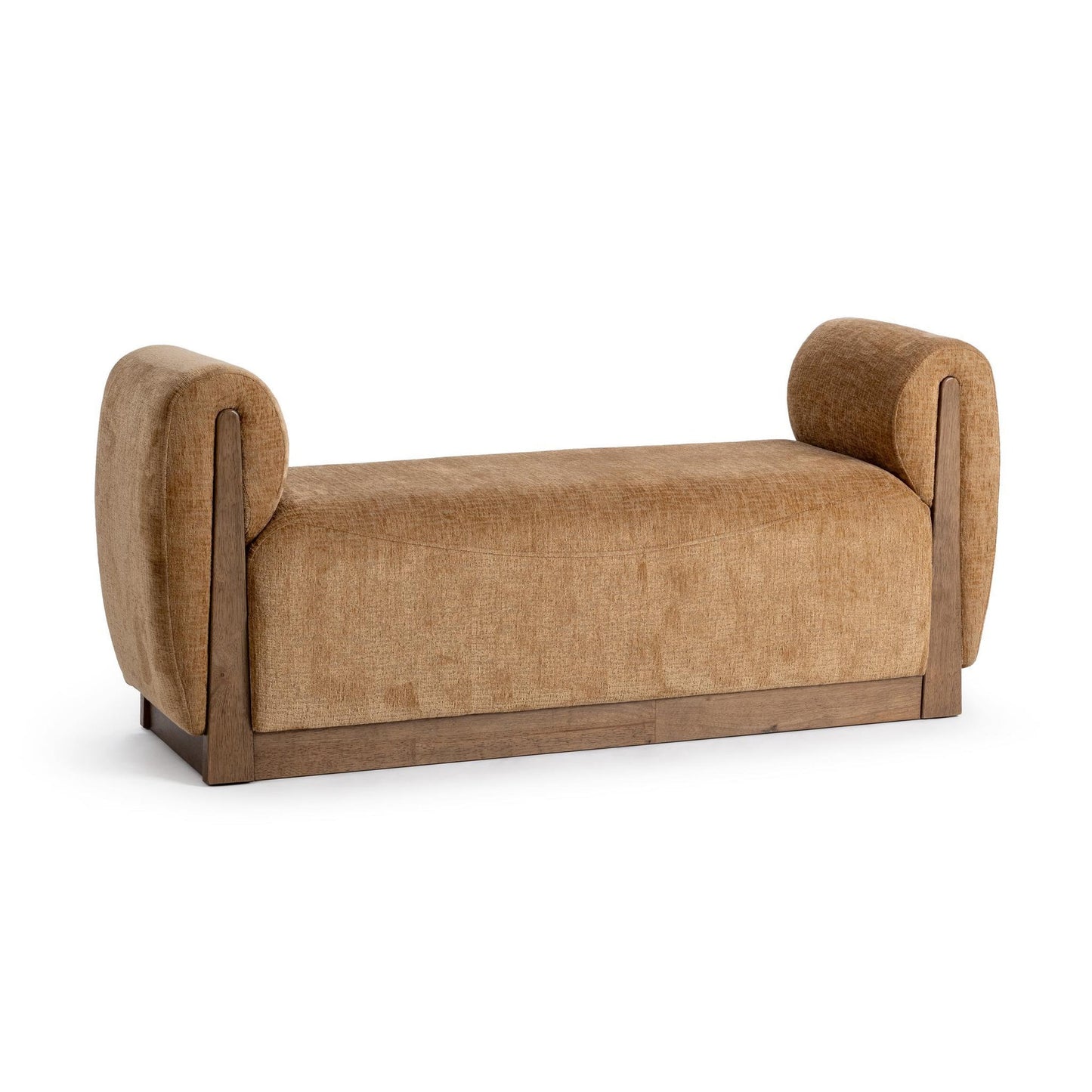 Spiced Amber 100% Polyester Accent Benche Soraya Accent Bench Collection