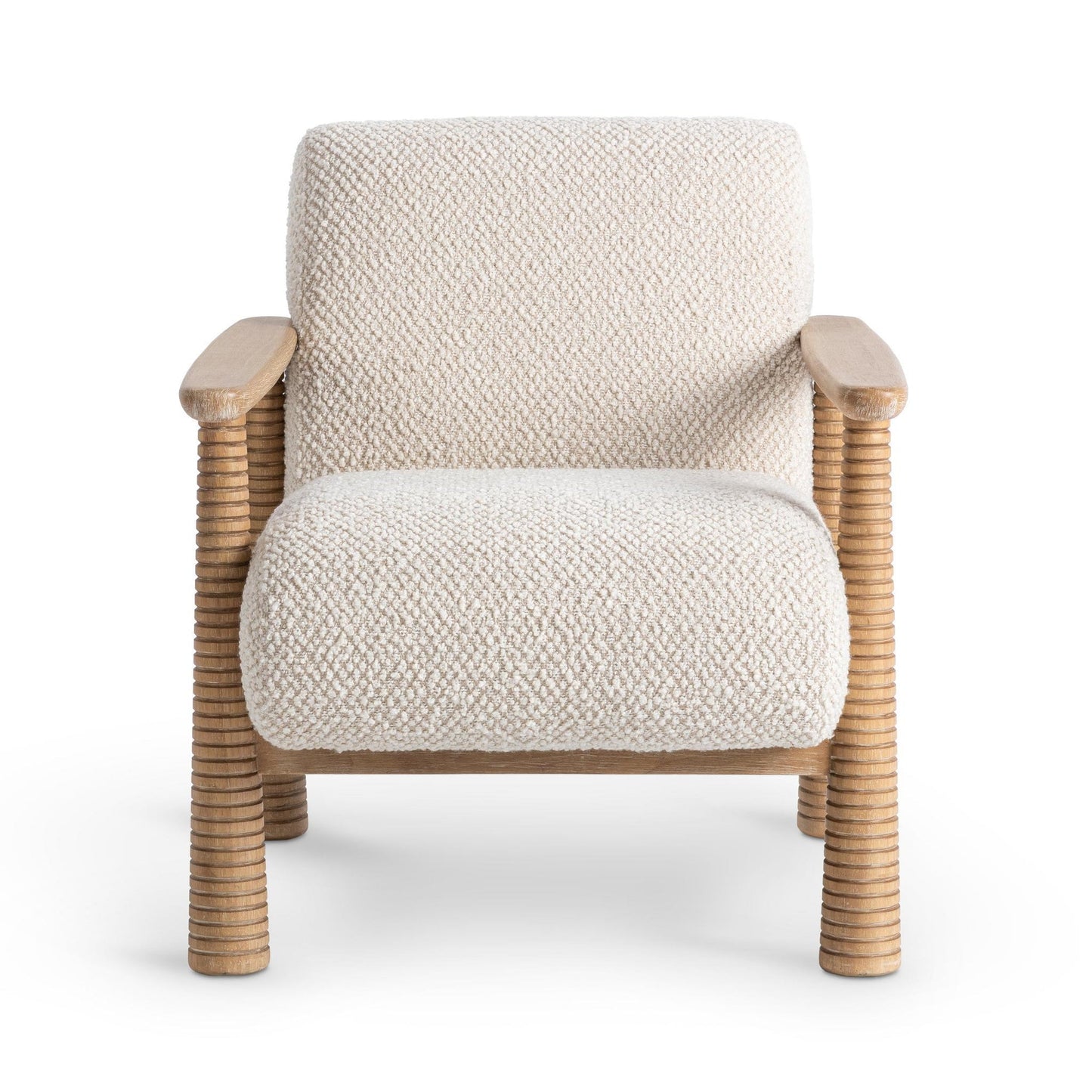 Beige Natural 80%Polyester20%Acrylic Accent Chair Caprice Accent Chair Collection