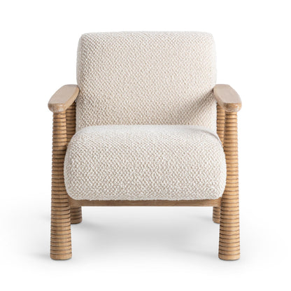 Beige Natural 80%Polyester20%Acrylic Accent Chair Caprice Accent Chair Collection