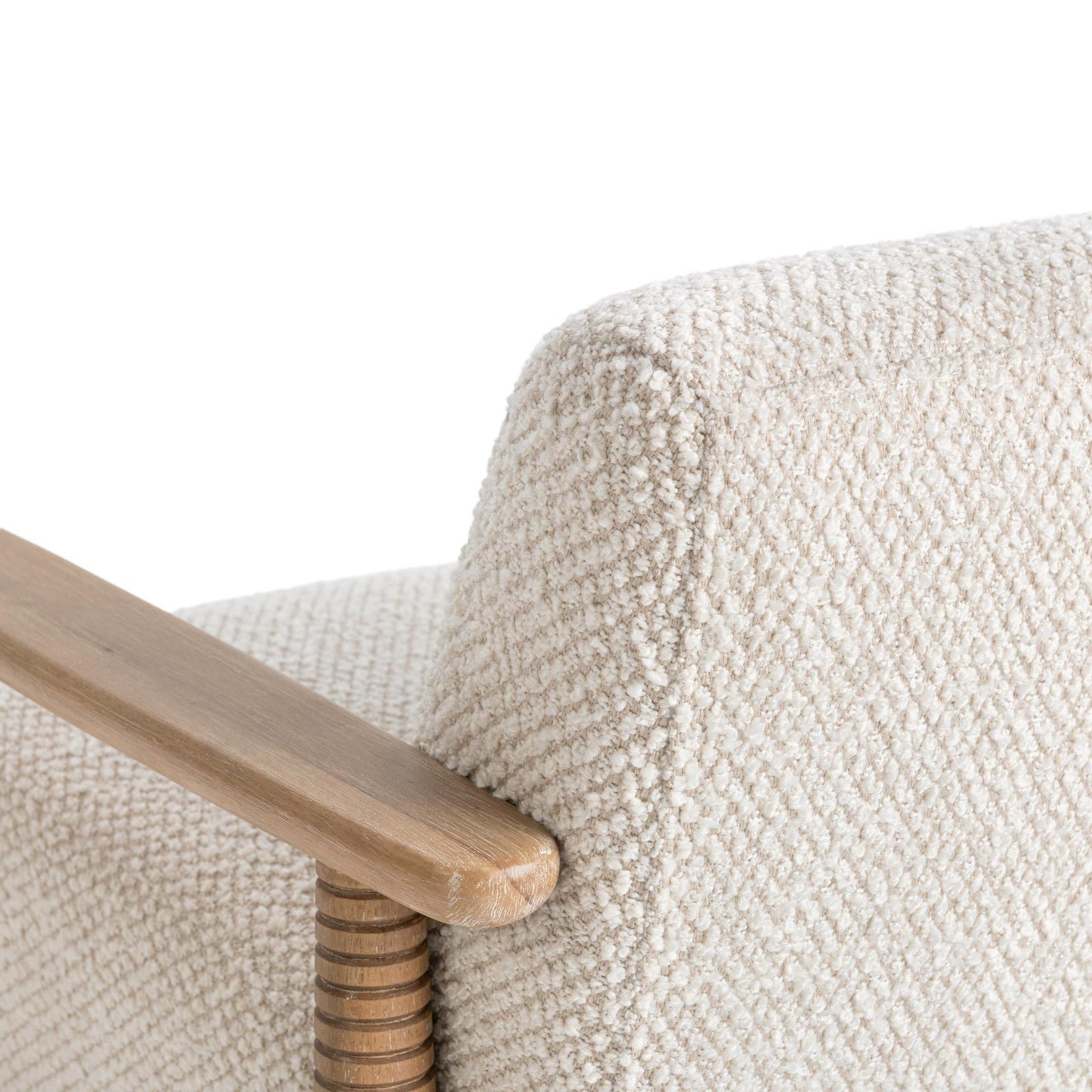 Beige Natural 80%Polyester20%Acrylic Accent Chair Caprice Accent Chair Collection