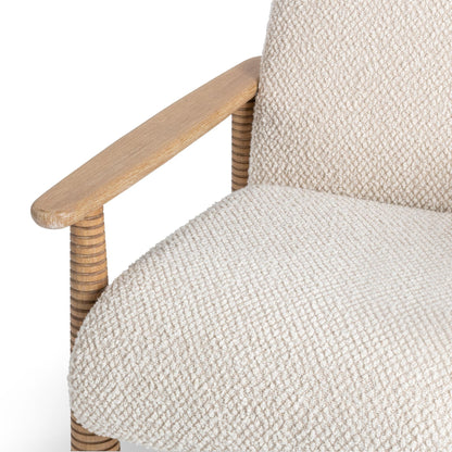 Beige Natural 80%Polyester20%Acrylic Accent Chair Caprice Accent Chair Collection
