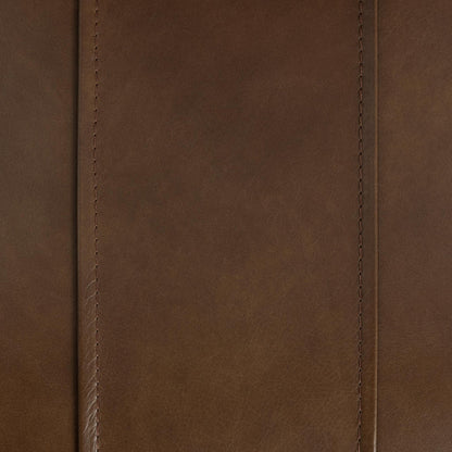 Rich Cocoa Top Grain Leather Dining Chair Carsen Dining Chair Collection