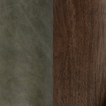 Soft Sage Top Grain Leather Accent Chair Dahlia Accent Chair Collection
