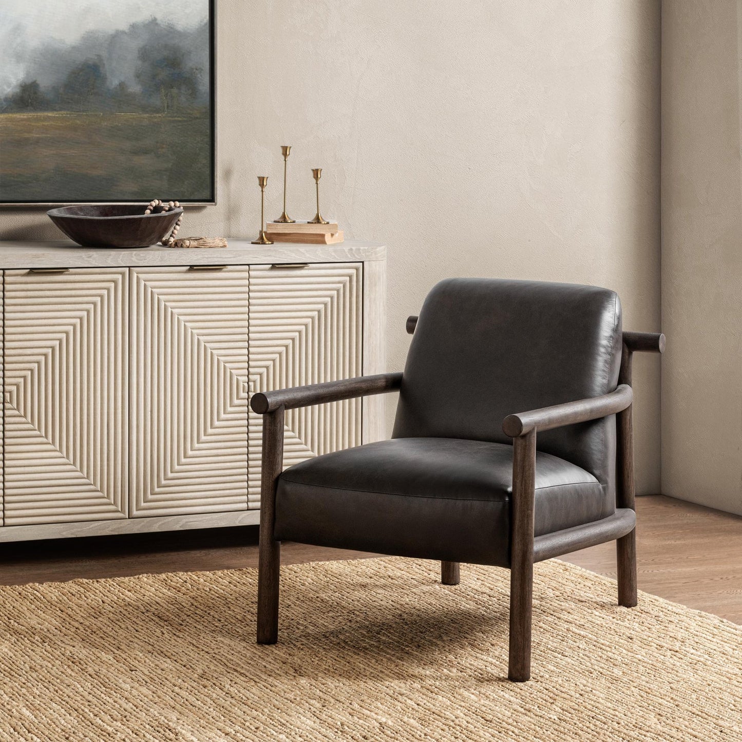 Azoria Accent Chair Dark Roast