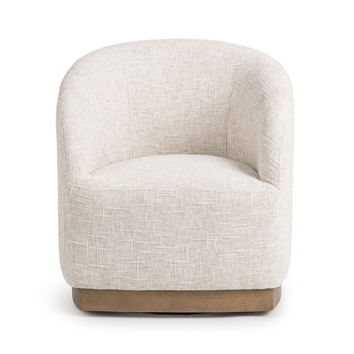 Toasted Linen 100% Polyester Accent Chair Diah Swivel Accent Chair Collection