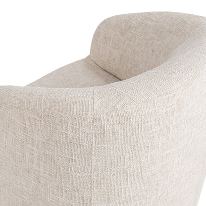 Toasted Linen 100% Polyester Accent Chair Diah Swivel Accent Chair Collection