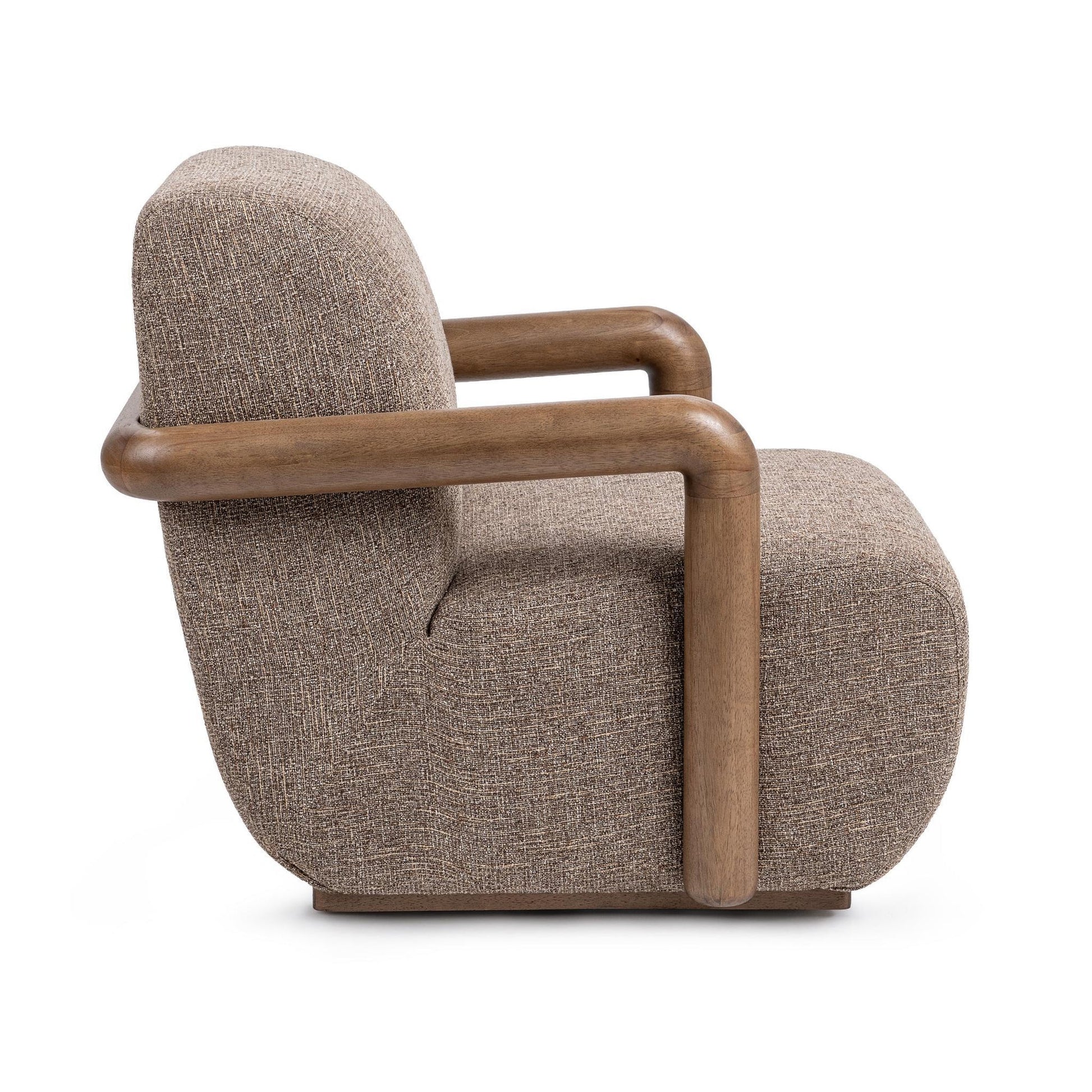 Welson Swivel Accent Chair Warm Mocha
