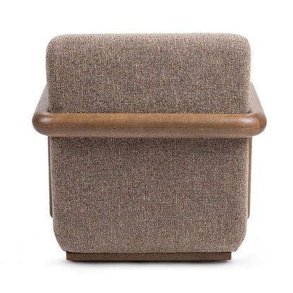 Welson Swivel Accent Chair Warm Mocha