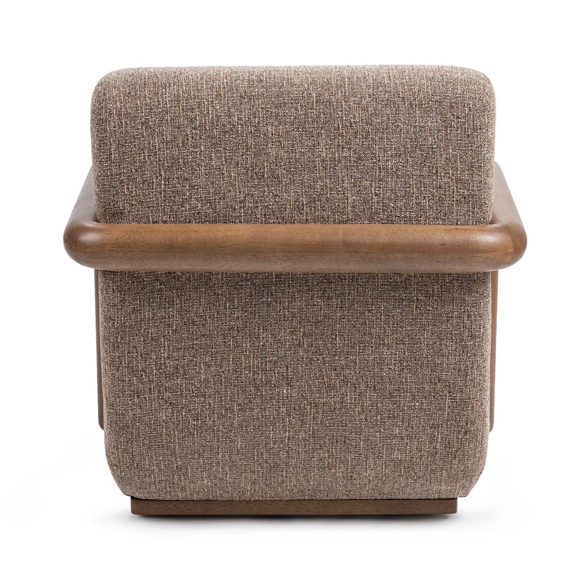 Welson Swivel Accent Chair Warm Mocha