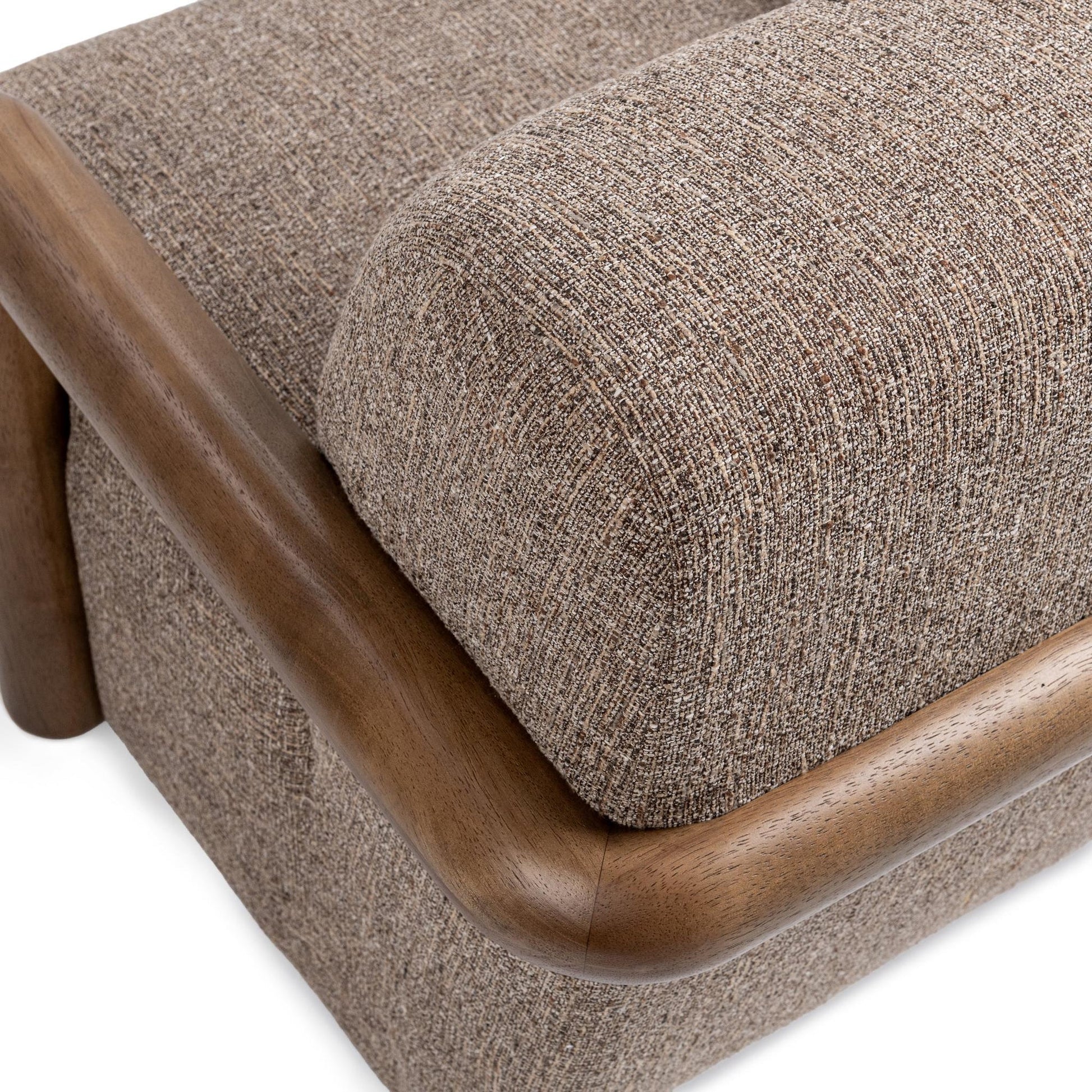 Warm Mocha 100% Polyester Accent Chair Welson Swivel Accent Chair Collection