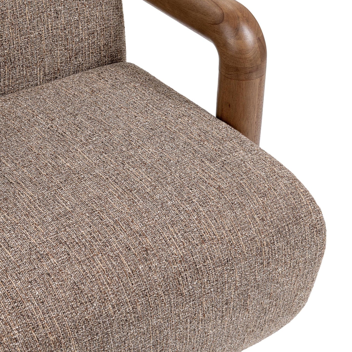 Welson Swivel Accent Chair Warm Mocha