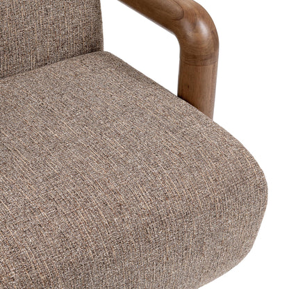 Warm Mocha 100% Polyester Accent Chair Welson Swivel Accent Chair Collection