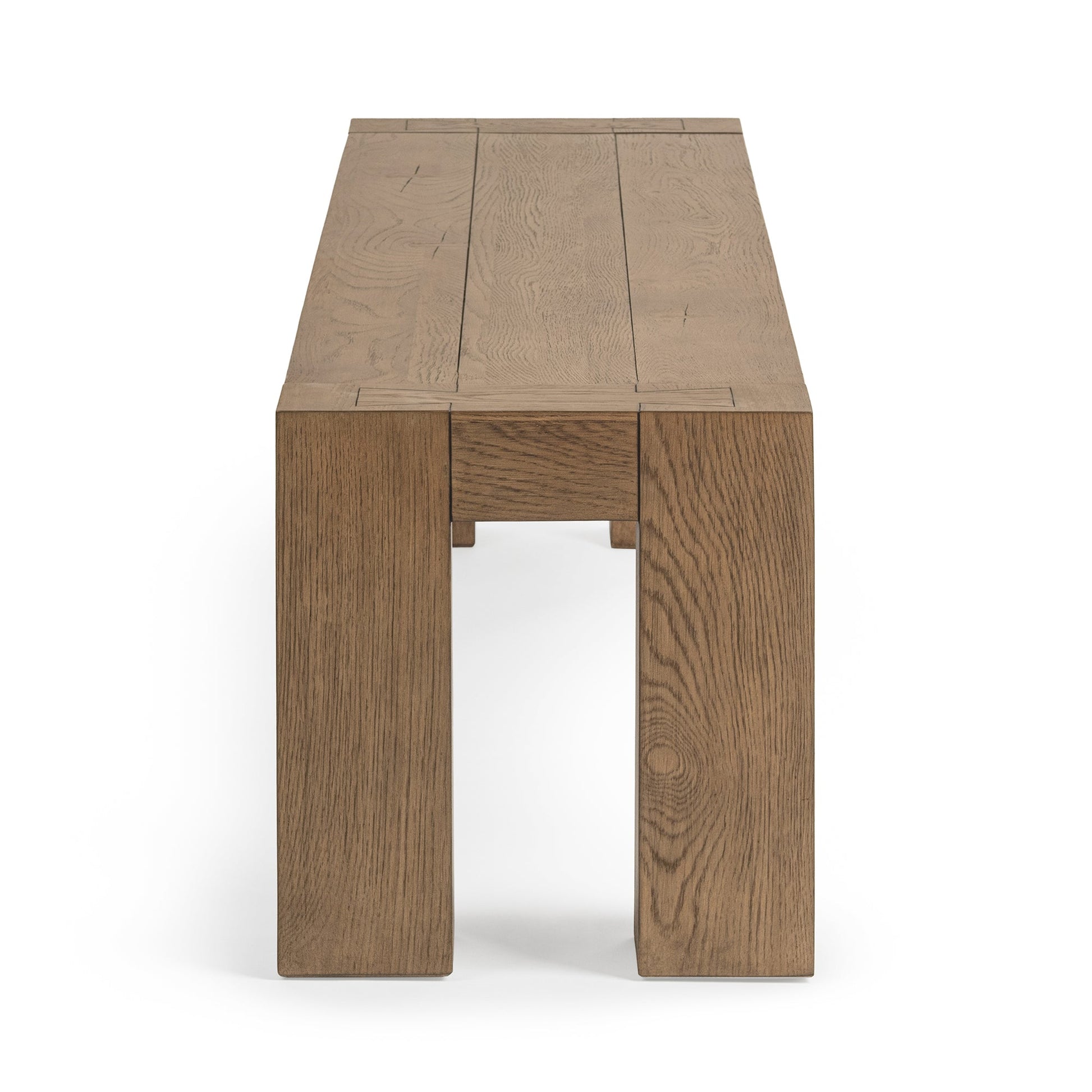 Café Brown Reclaimed Oak Dining Benche Bristol Bench Collection