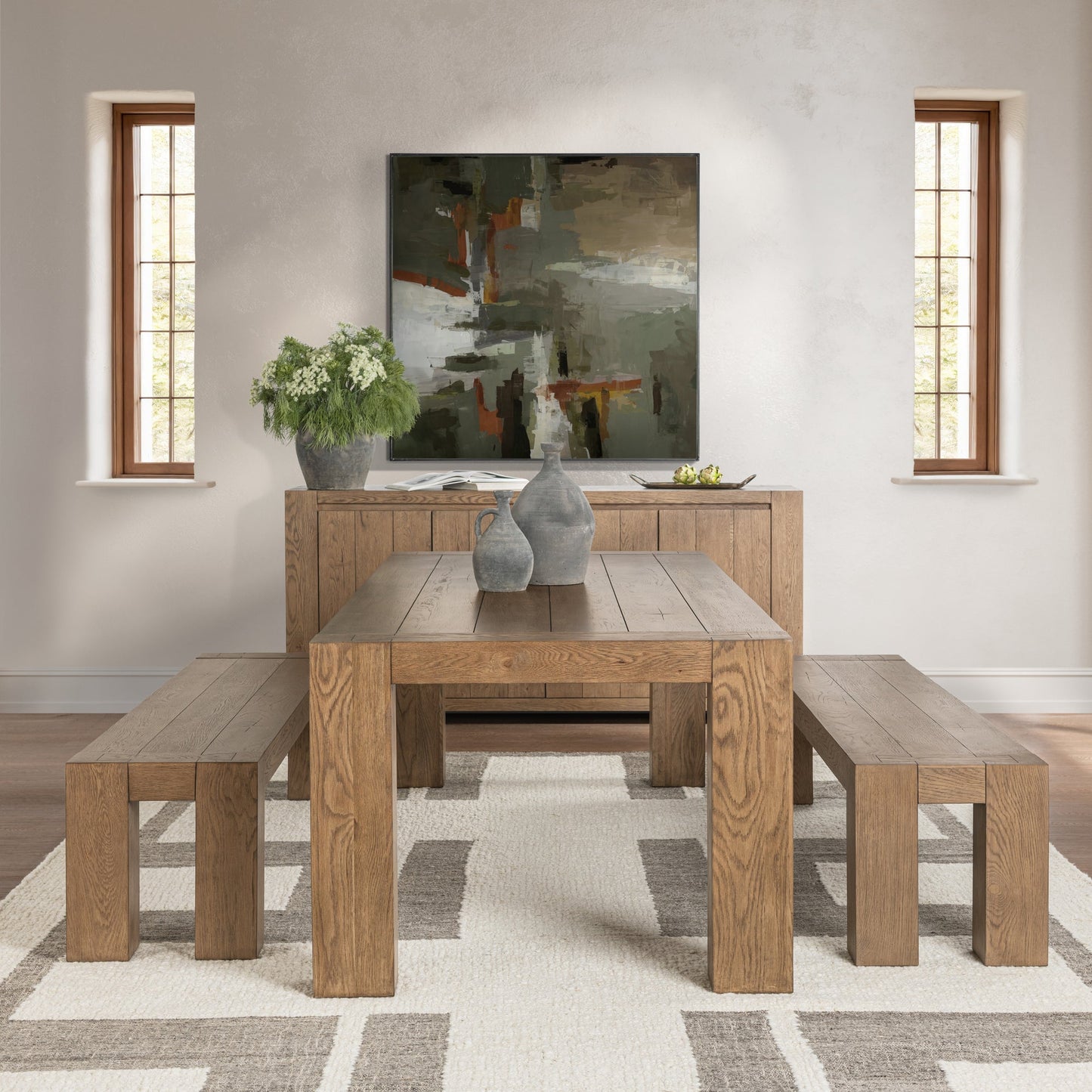 Café Brown Reclaimed Oak Dining Benche Bristol Bench Collection