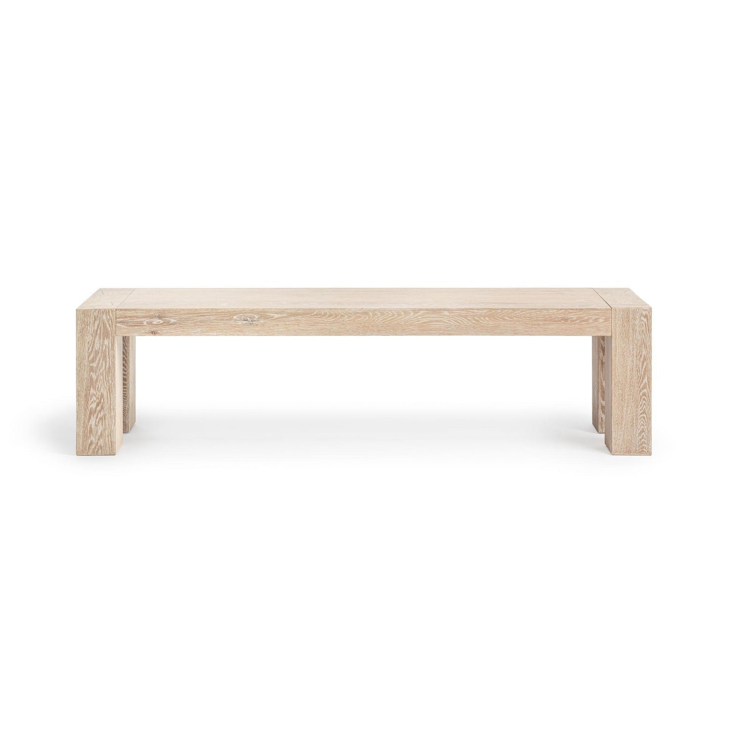 Aged Cream Reclaimed Oak Dining Benche Bristol Bench Collection