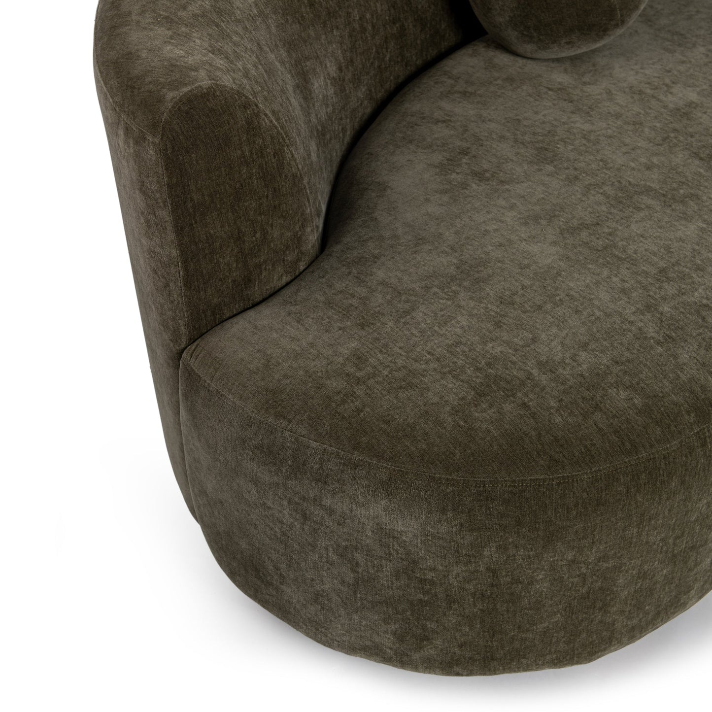 Olive Moss 100% Polyester Sofa Octavia 2 Piece Sectional Collection