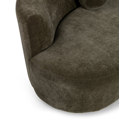Olive Moss 100% Polyester Sofa Octavia 2 Piece Sectional Collection