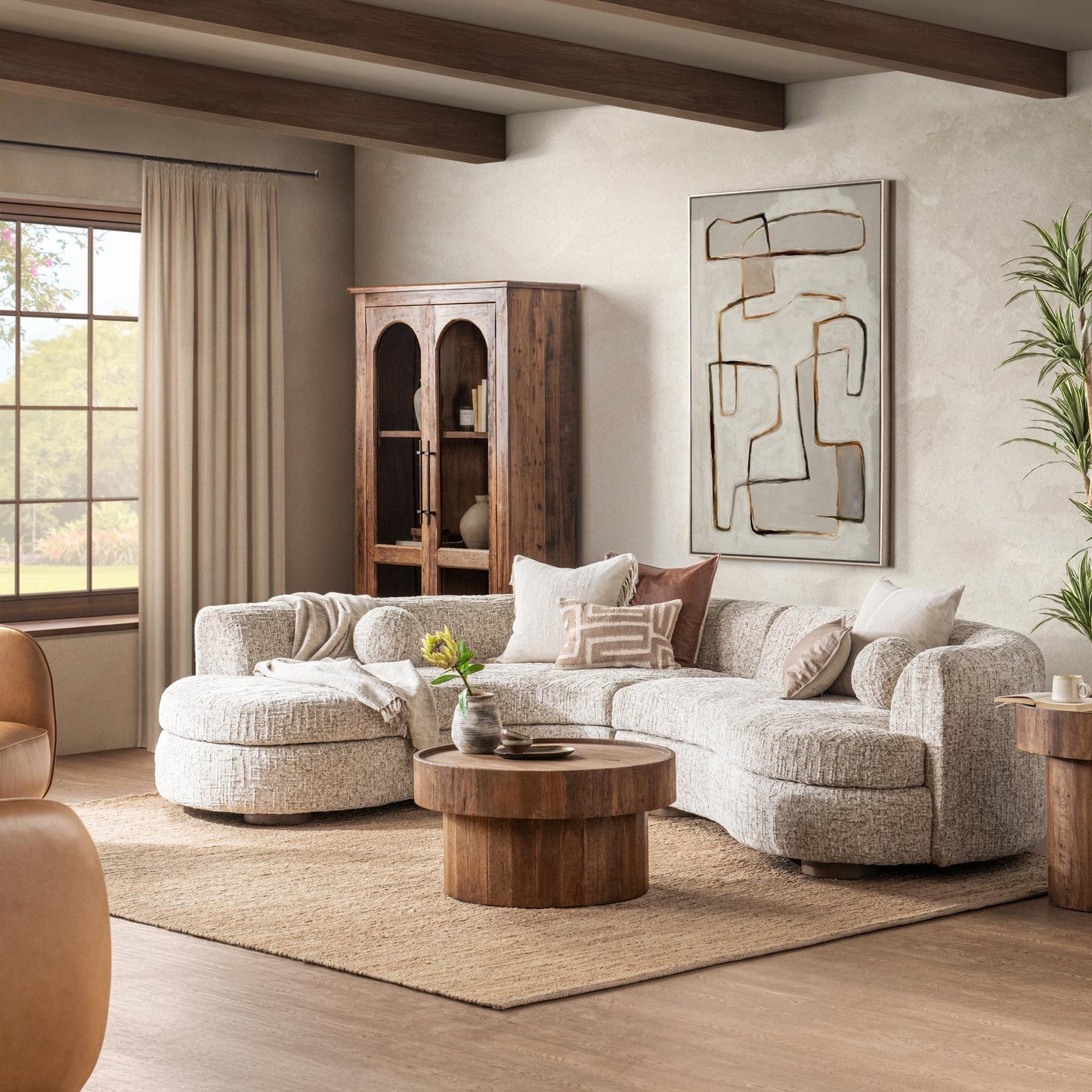 Concord 2 Piece Sectional Frosty Oat