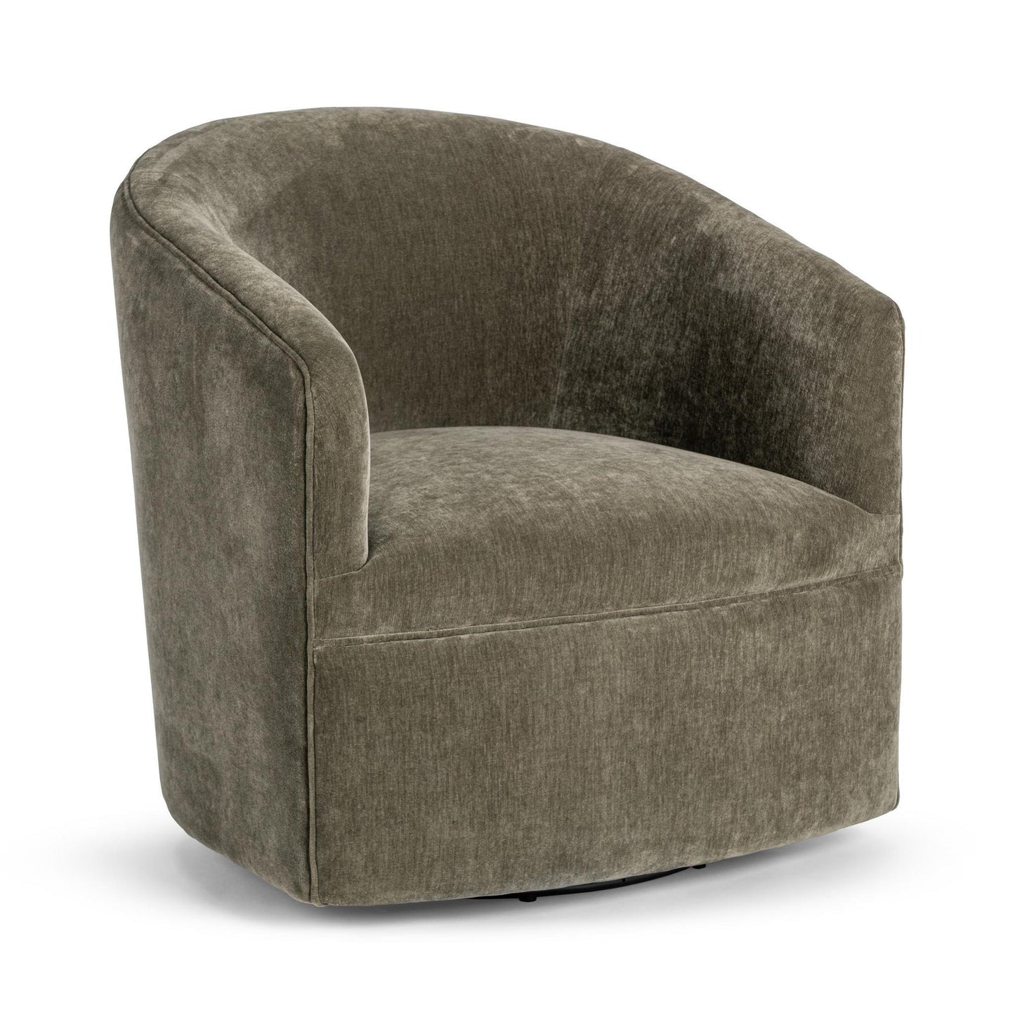 Olive Moss 100% Polyester Accent Chair Valencia Swivel Accent Chair Collection