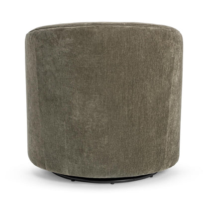 Olive Moss 100% Polyester Accent Chair Valencia Swivel Accent Chair Collection