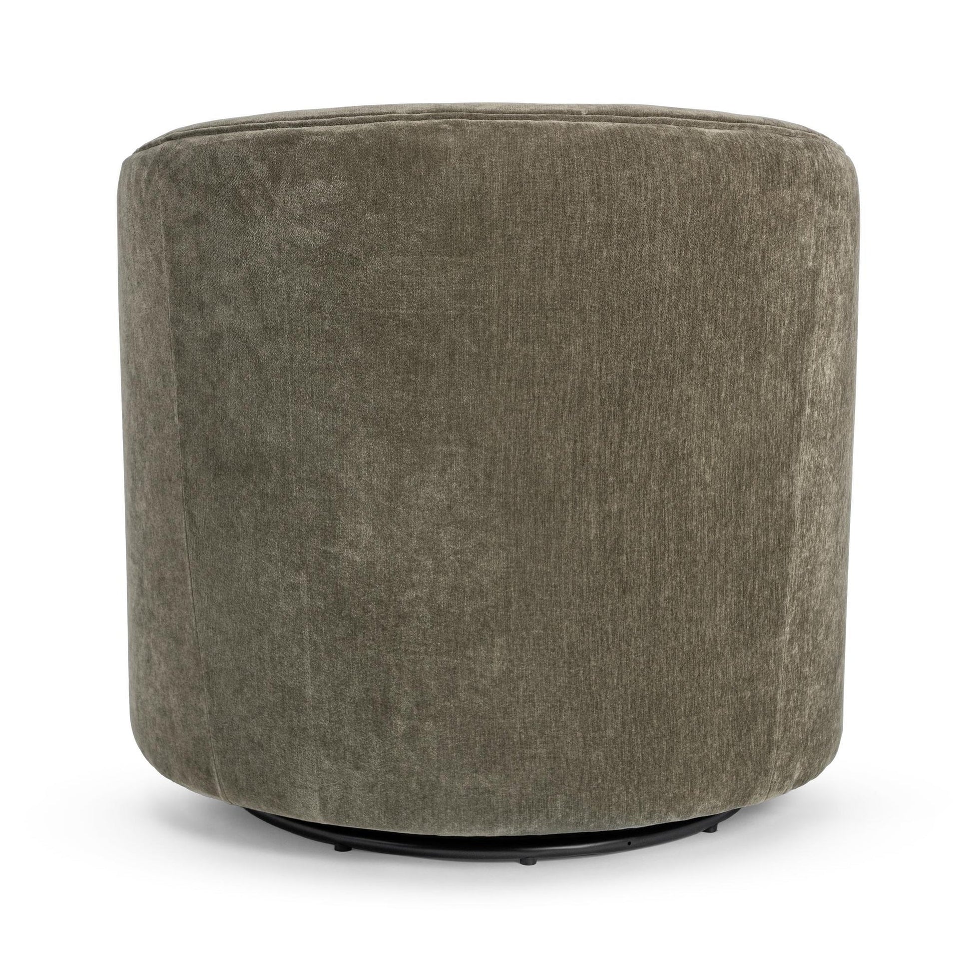 Olive Moss 100% Polyester Accent Chair Valencia Swivel Accent Chair Collection