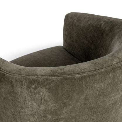 Valencia Swivel Accent Chair Olive Moss