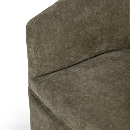 Valencia Swivel Accent Chair Olive Moss
