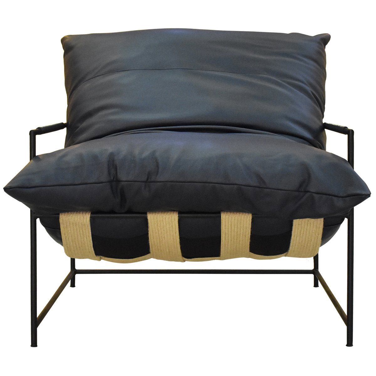 Indigo Top Grain Leather Accent Chair Palermo Accent Chair Collection
