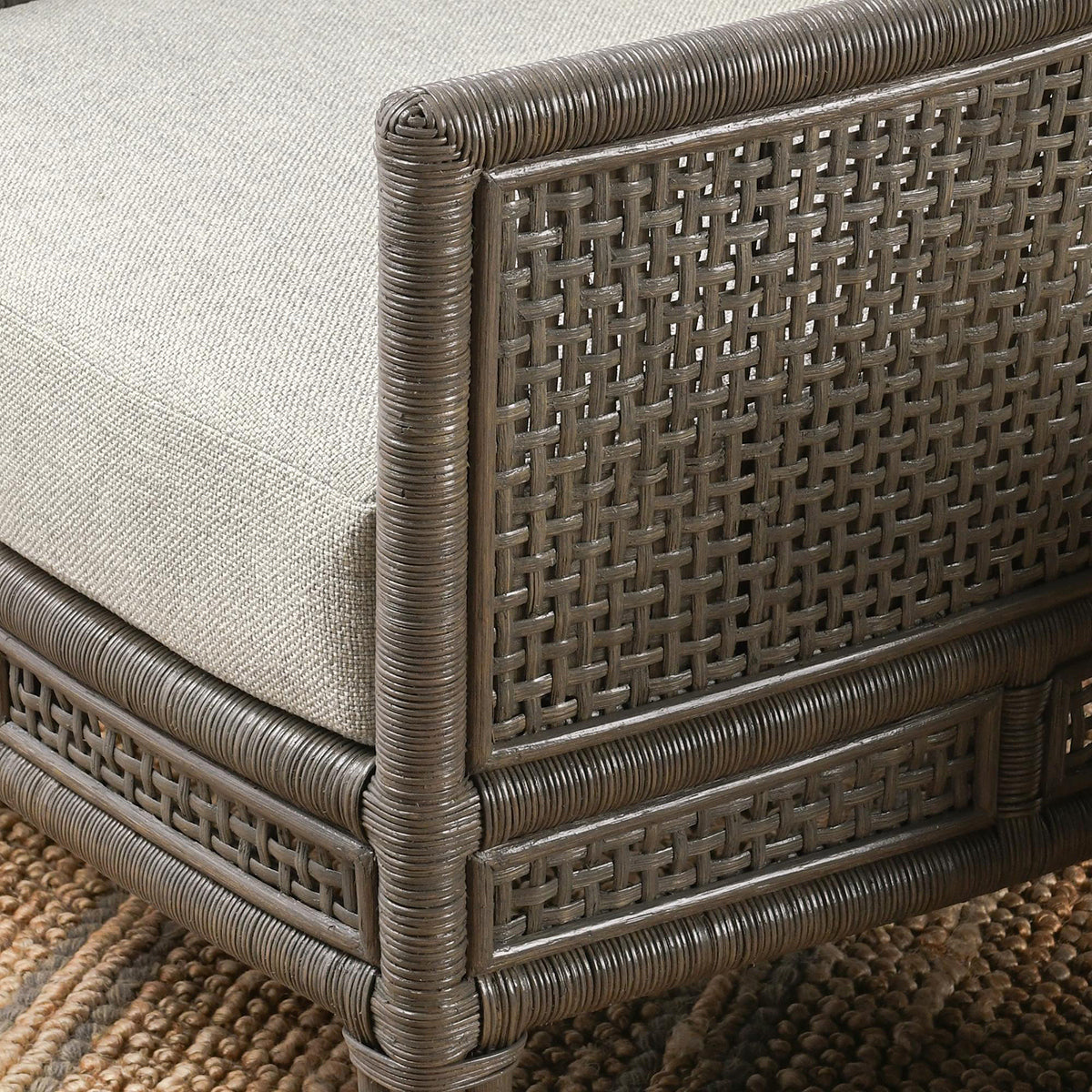 Pearl Gray/Oatmeal Accent Chair Jasmin Accent Chair Collection