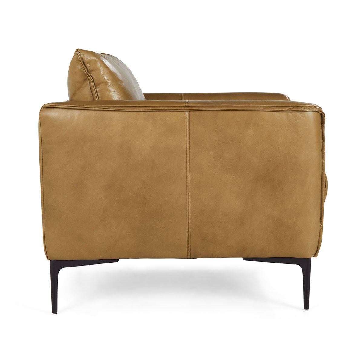 Adobe Tan Top Grain Leather Accent Chair Abigail Accent Chair Collection
