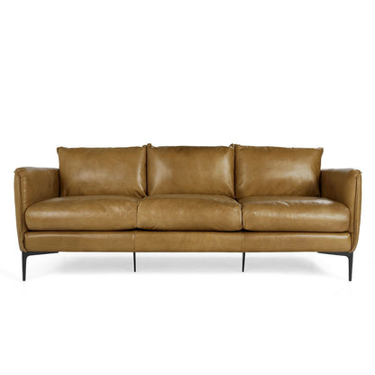 Adobe Tan Top Grain Leather Sofa Abigail Sofa Collection
