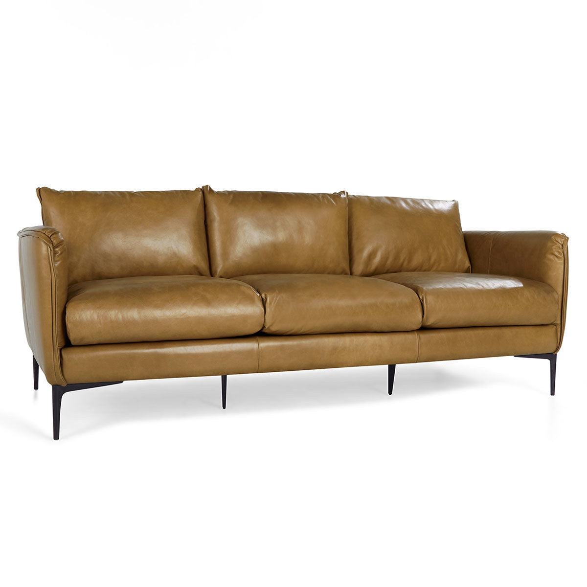 Adobe Tan Top Grain Leather Sofa Abigail Sofa Collection
